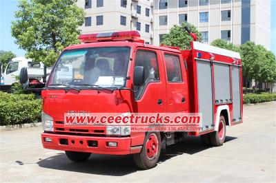 Isuzu 120HP nitrogen gas fire truck