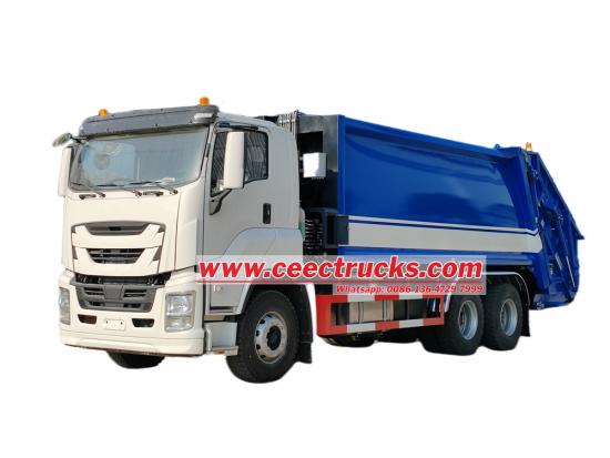 Philippine Isuzu 20 cbm rear loader garbage truck