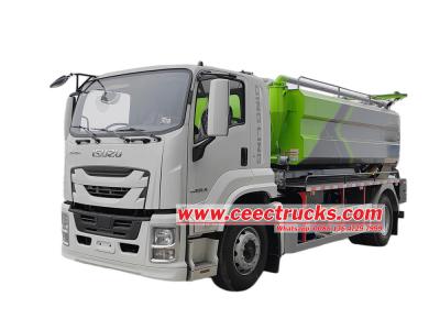 Isuzu 10 cbm combined sewer cleaning truck