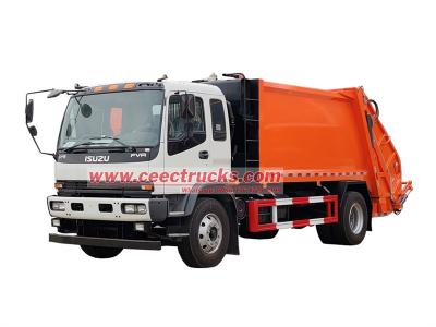 ISUZU FVR rear loader truck for sale