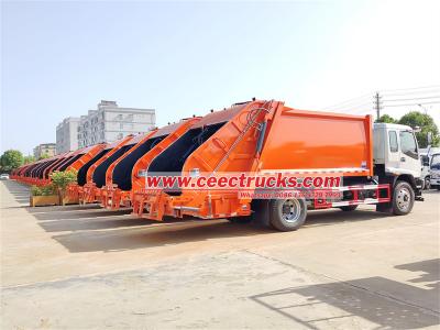 ISUZU FVR rear loader truck for sale