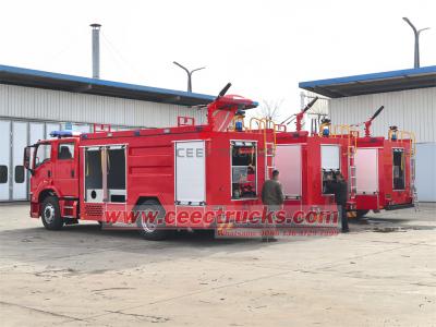 Isuzu new GIGA 4X 5500 Liters fire department rescue truck