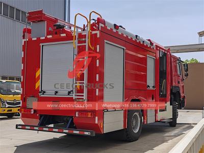 HOWO 4x4 fire fighting lorry