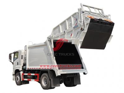 ISUZU FTR 10CBM rear loader garbage compactor truck