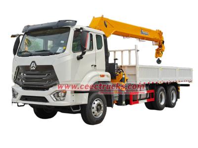 HOWO 12Ton heavy boom crane truck