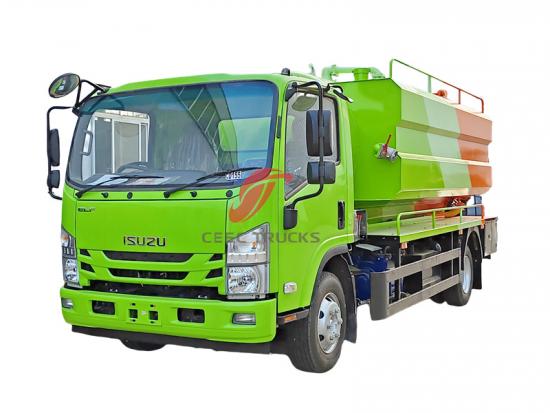 Africa Isuzu NPR vacuum truck with Jet Cleaner