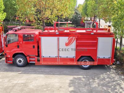 Isuzu  GIGA 4X dry powder fire fighting truck
