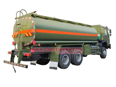 HOWO 6x6 diesel fuel bowser