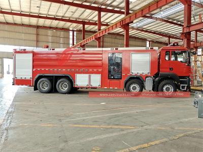 Howo heavy-duty 8x4 city fire fighting truck