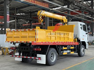 Sinotruk New cabin service truck 5T crane