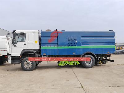 Africa Howo 300HP garbage road sweeper truck