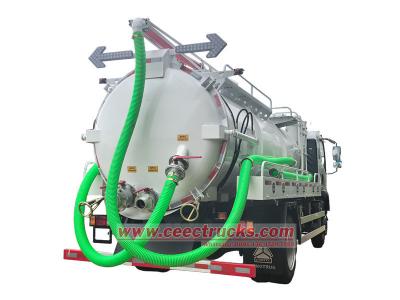 Howo 5cbm vacuum suction pump truck