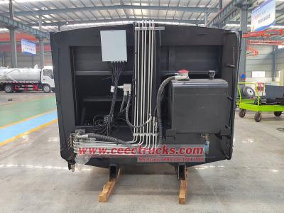 rear loader garbage truck upper body