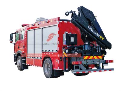 Howo 4x2 city fire rescue truck