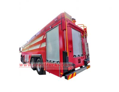 HOWO TX 8x4 24tons foam water fire truck