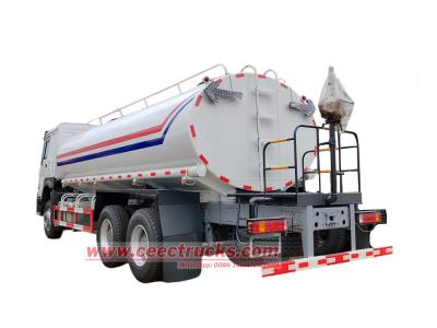 HOWO 20000 liters stainless water tanker truck