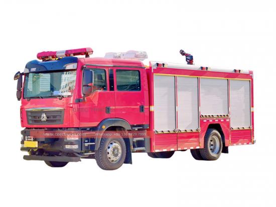 HOWO CH5 foam water fire truck