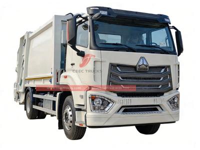 Howo 16CBM rear loader garbage truck