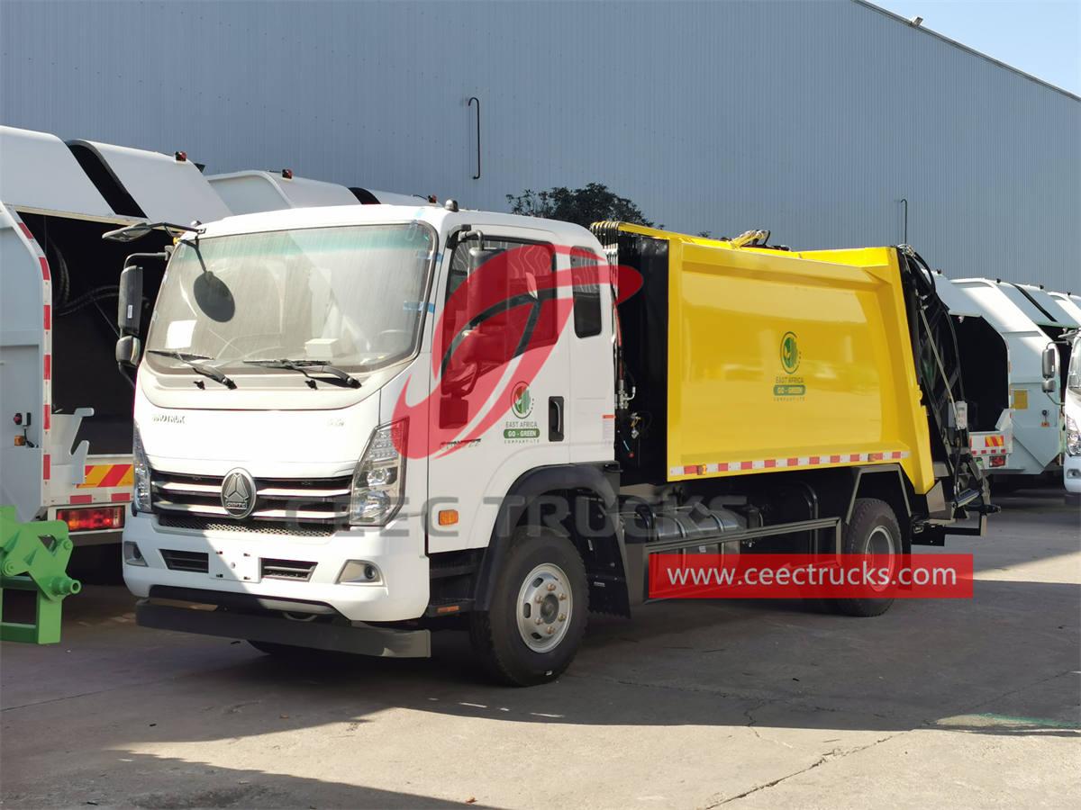 Xe ép rác HOWO 4×2 được CEEC TRUCKS xuất khẩu sang Châu Phi