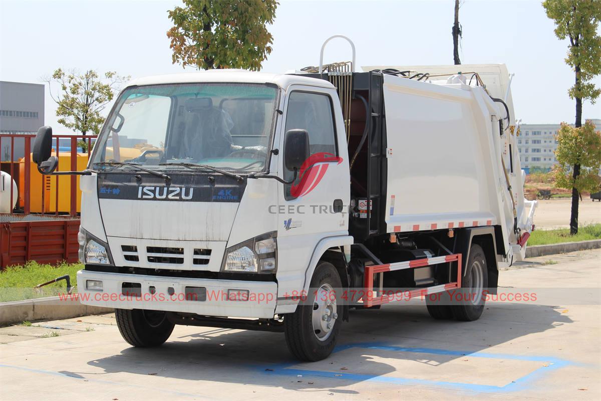 Xe ép rác ISUZU 6 CBM xuất khẩu