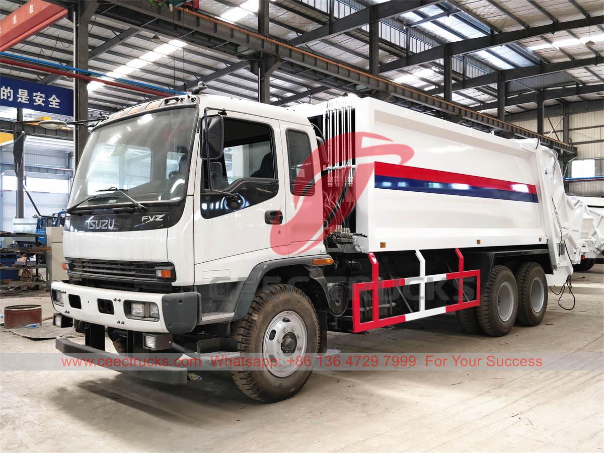 CEEC sản xuất xe ép rác ISUZU FVZ 20 CBM xuất khẩu