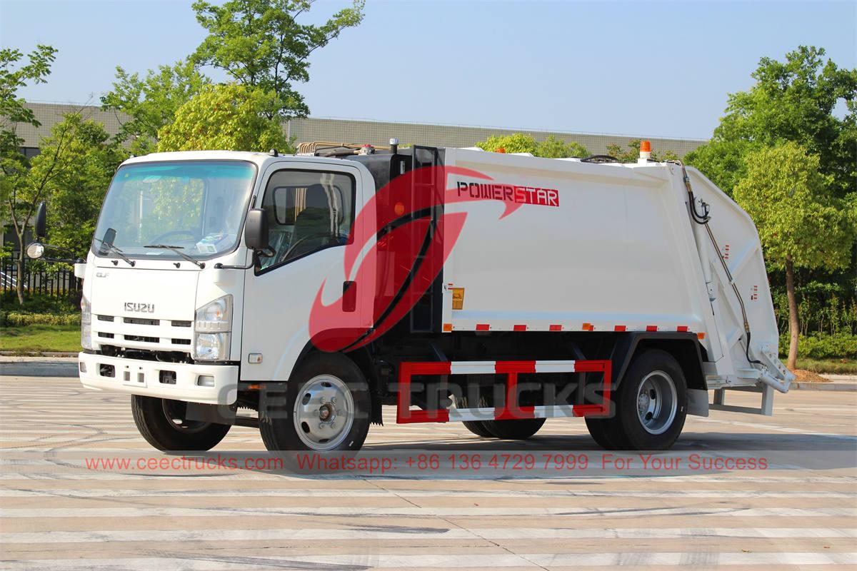 Xe ép rác ISUZU hiệu suất cao được CEEC TRUCKS xuất khẩu