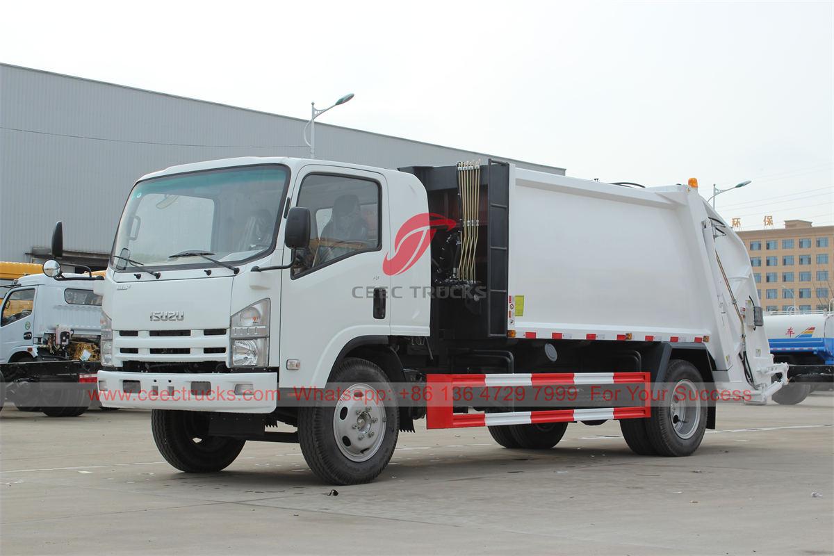 Xe tải nén chất thải ISUZU 8 CBM cho Cape Verde