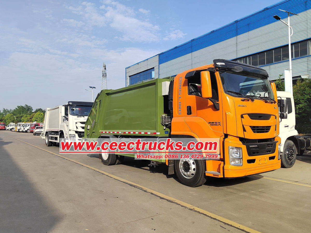 Tiêu chuẩn kiểm tra cho xe tải rác nén Isuzu mới