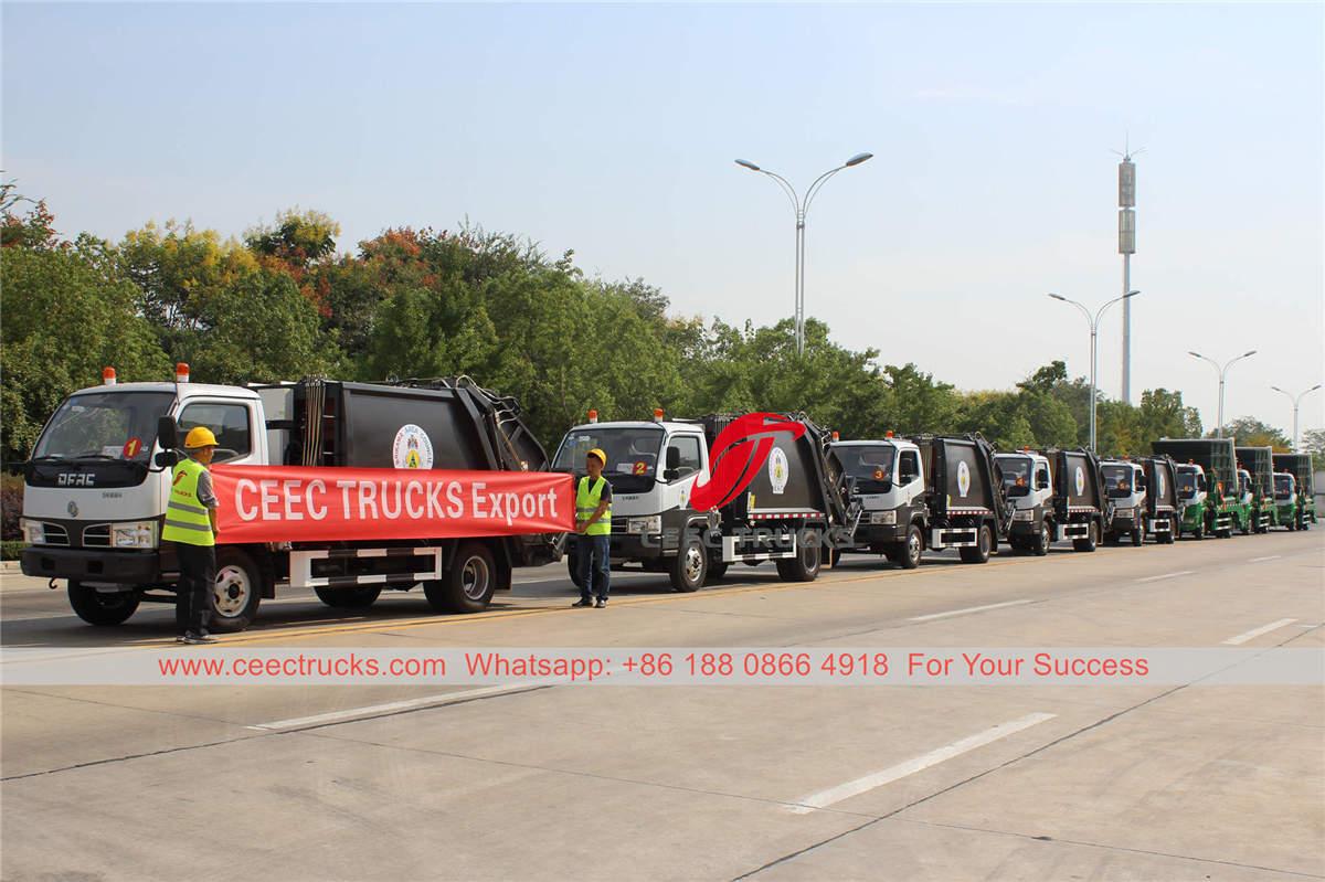 8 chiếc xe chở rác Dongfeng được chuyển đến Gambia