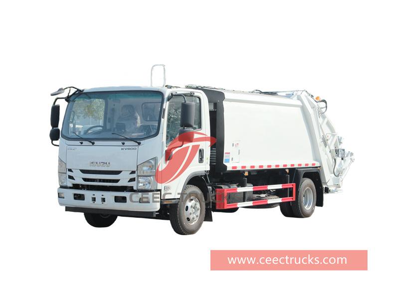 Khách hàng Philippines Hướng dẫn sử dụng xe chở rác đầm ISUZU KV800