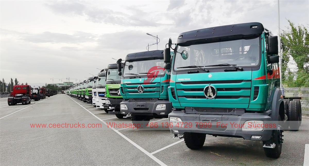 Tanzania - 8 chiếc khung gầm xe tải Beiben được giao từ CEEC TRUCKS