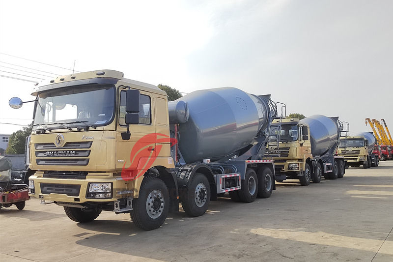 Xe trộn bê tông Shacman 380hp F3000 8x4