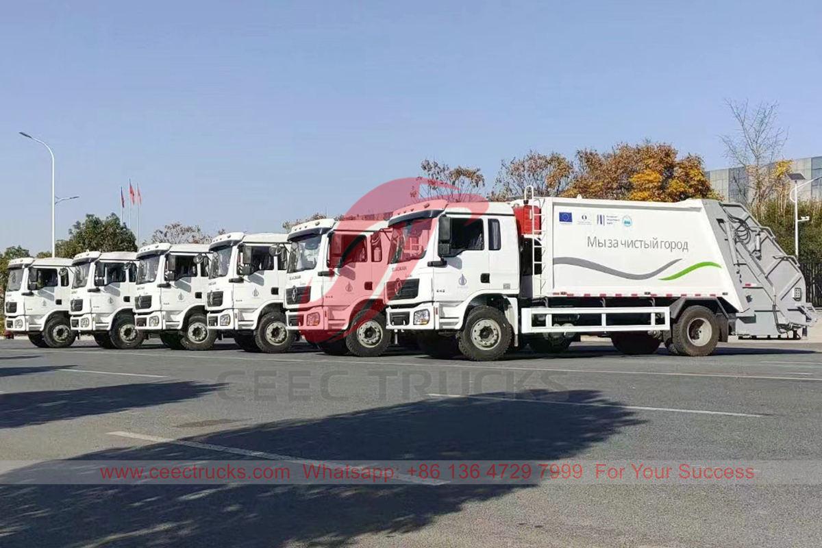 Kyrgyzstan - 6 chiếc xe ép rác Shacman được CEEC TRUCKS xuất khẩu