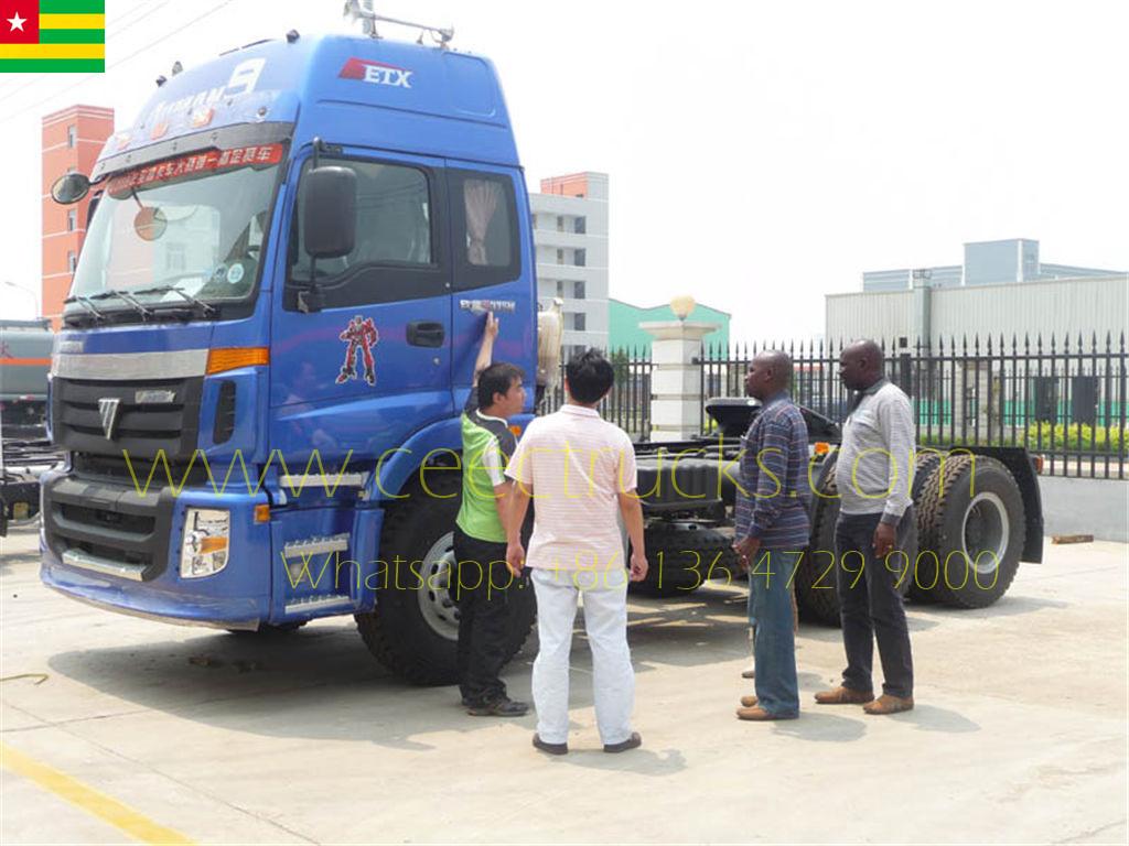 Khách hàng Togo ghé thăm CEEC mua máy động lực FOTON Prime