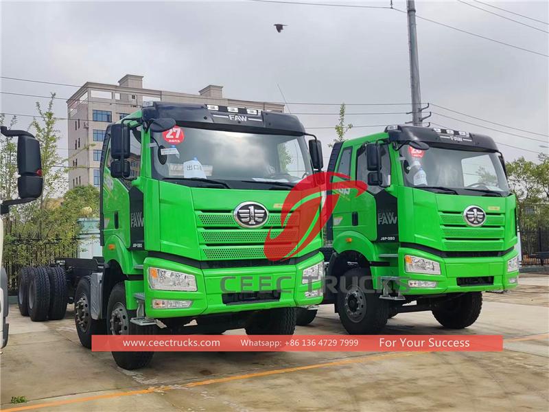 Congo - 2 chiếc xe ben FAW J6P 8x4 xuất khẩu