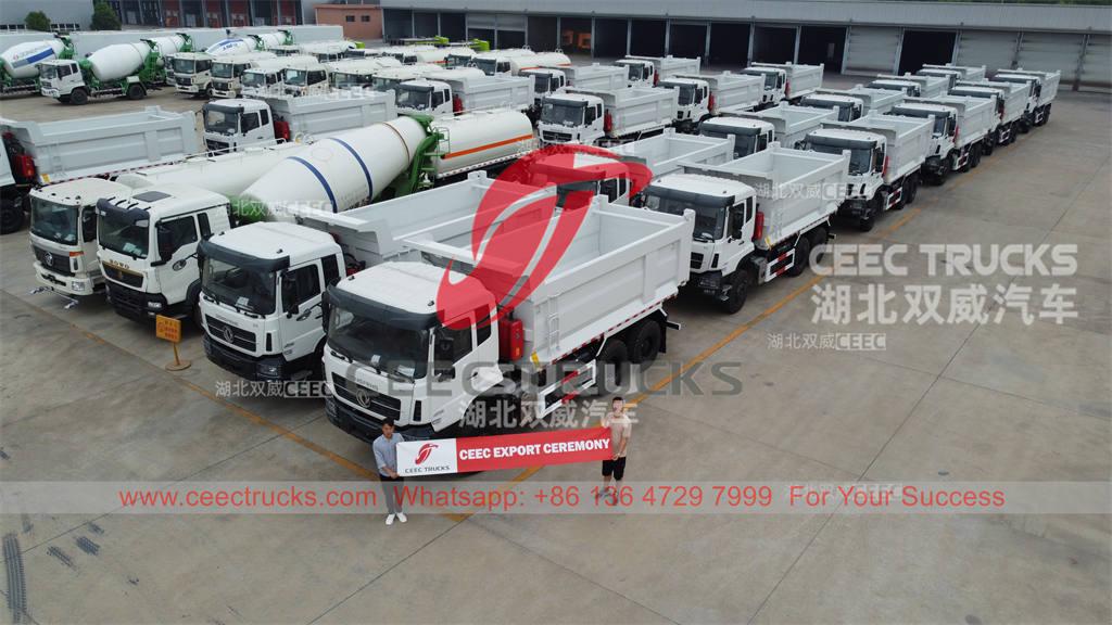 Campuchia - 20 chiếc xe ben hạng nặng Dongfeng 6×4 do CEEC TRUCKS xuất khẩu