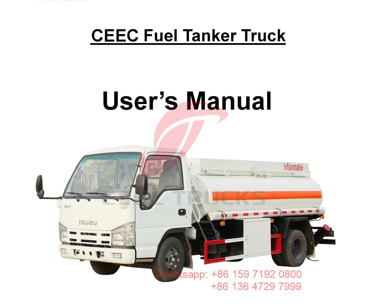 Myanmar--Hướng dẫn sử dụng xe tải chở nhiên liệu ISUZU 4000 Lít