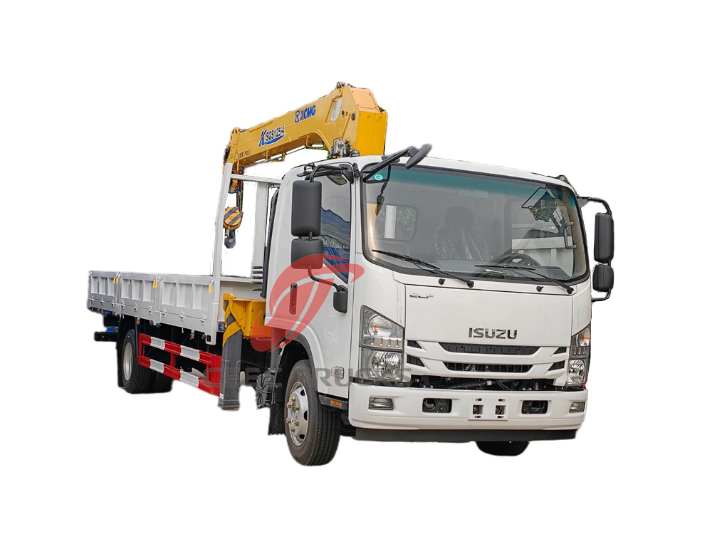 Xe cẩu cần cẩu Isuzu NPR 5T